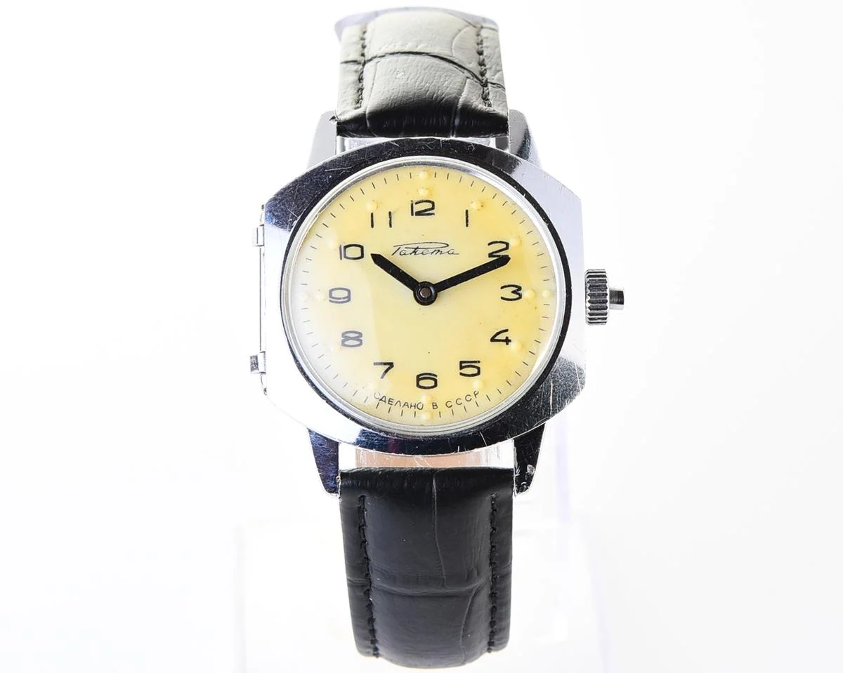 Raketa with Braille dial (for visually impaired)