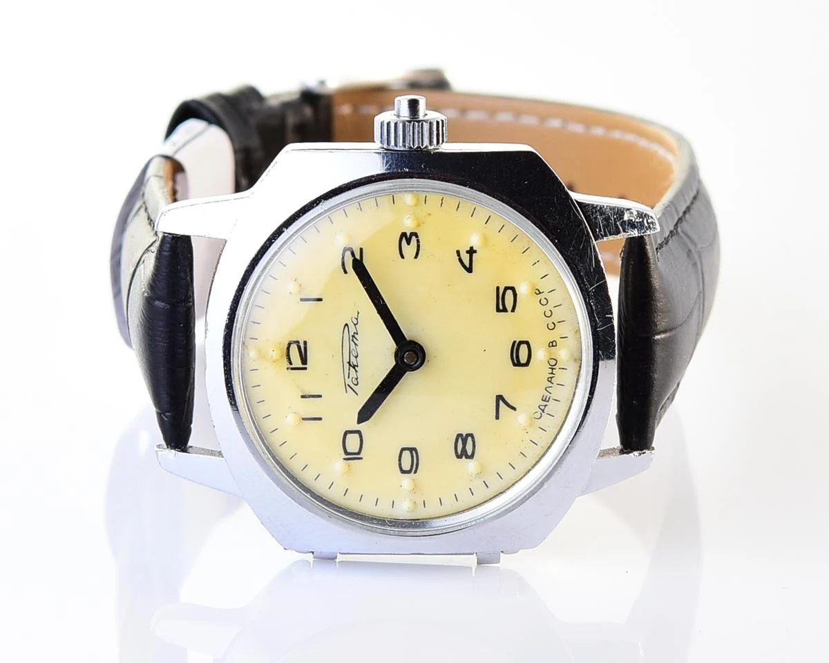 Raketa with Braille dial (for visually impaired)