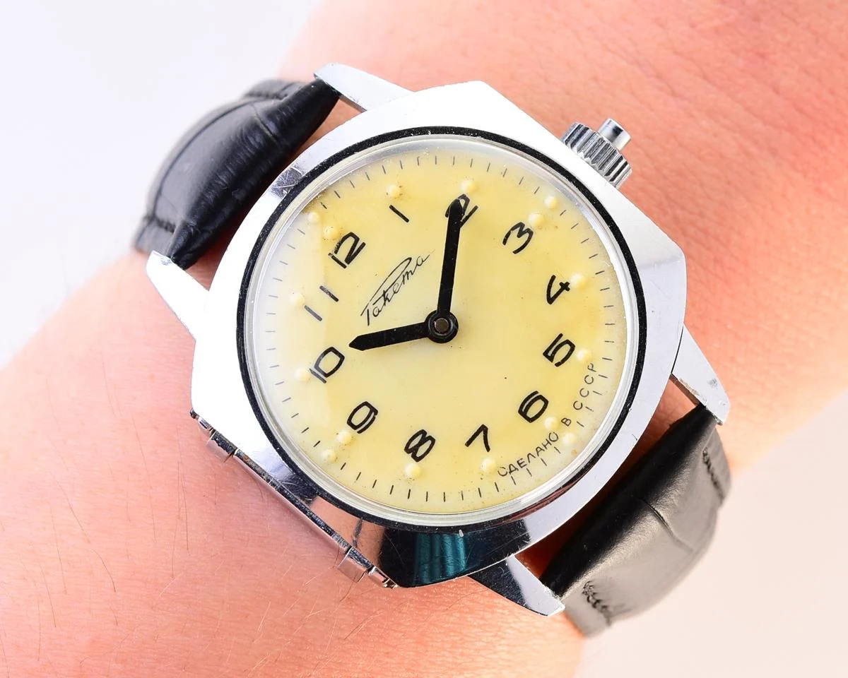 Raketa with Braille dial (for visually impaired)