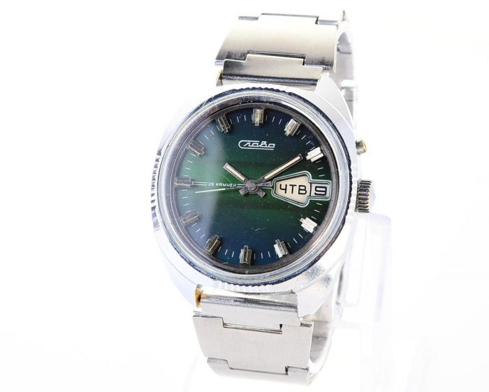 Slava soviet mechanical vintage watch