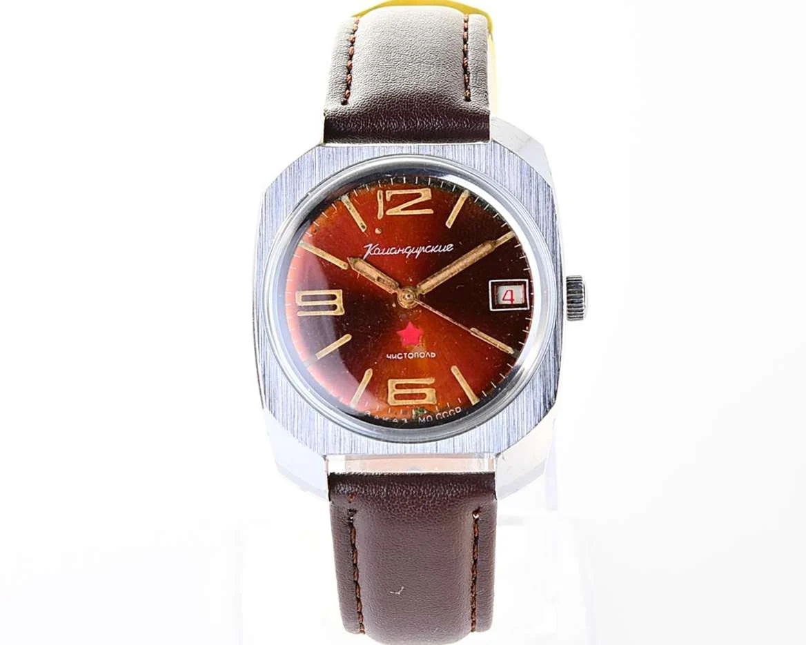 Soviet Komandirskie mechanical wrist watch - Zakaz MO CCCP!