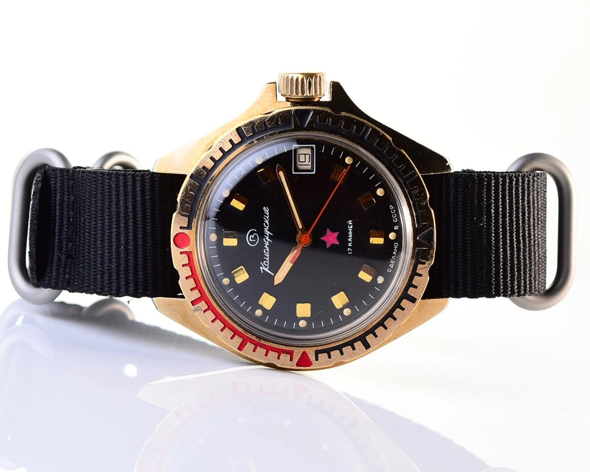 Komandirskie mechanical wrist watch