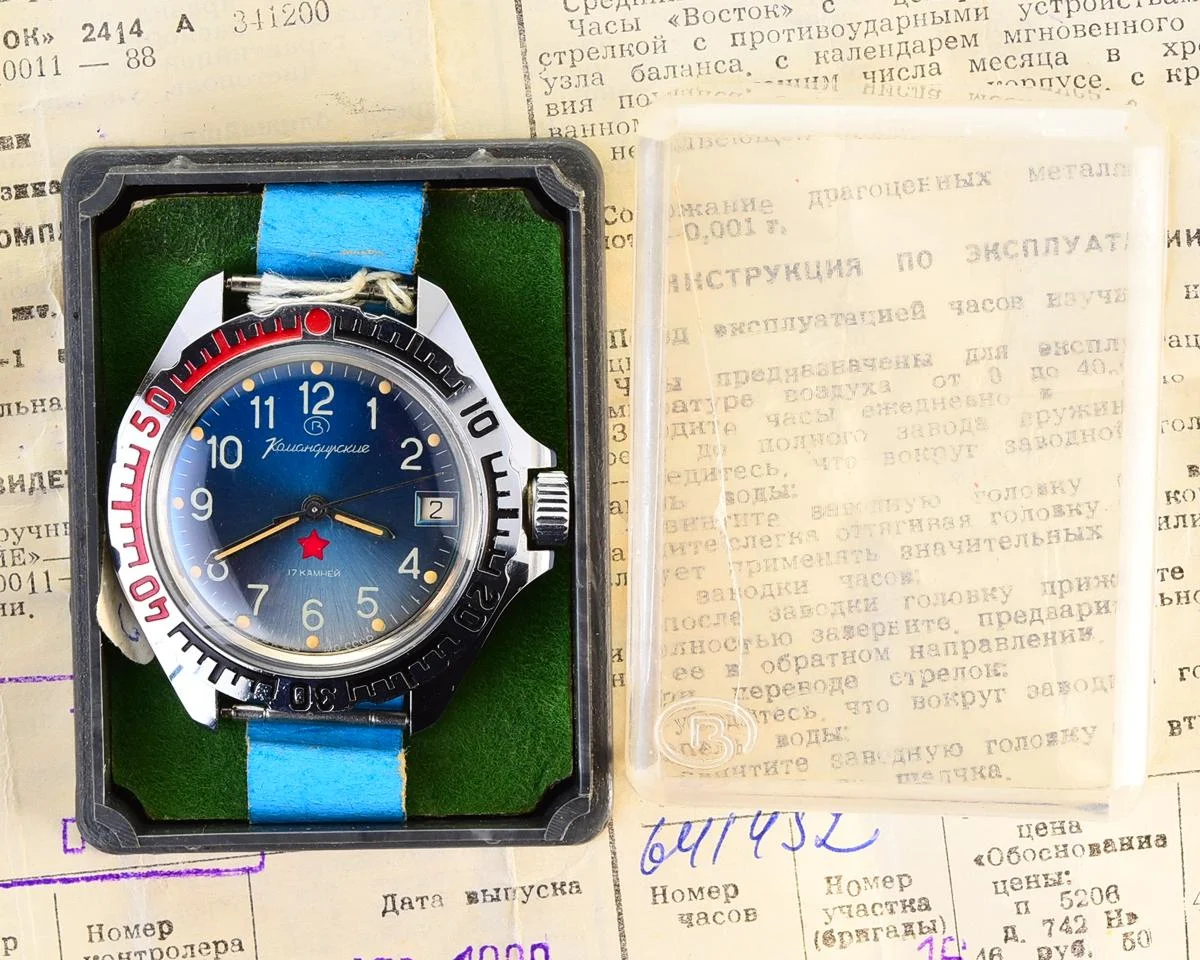 TIME CAPSULE: Vostok Komandirskie mechanical watch – New Old Stock (NOS)!