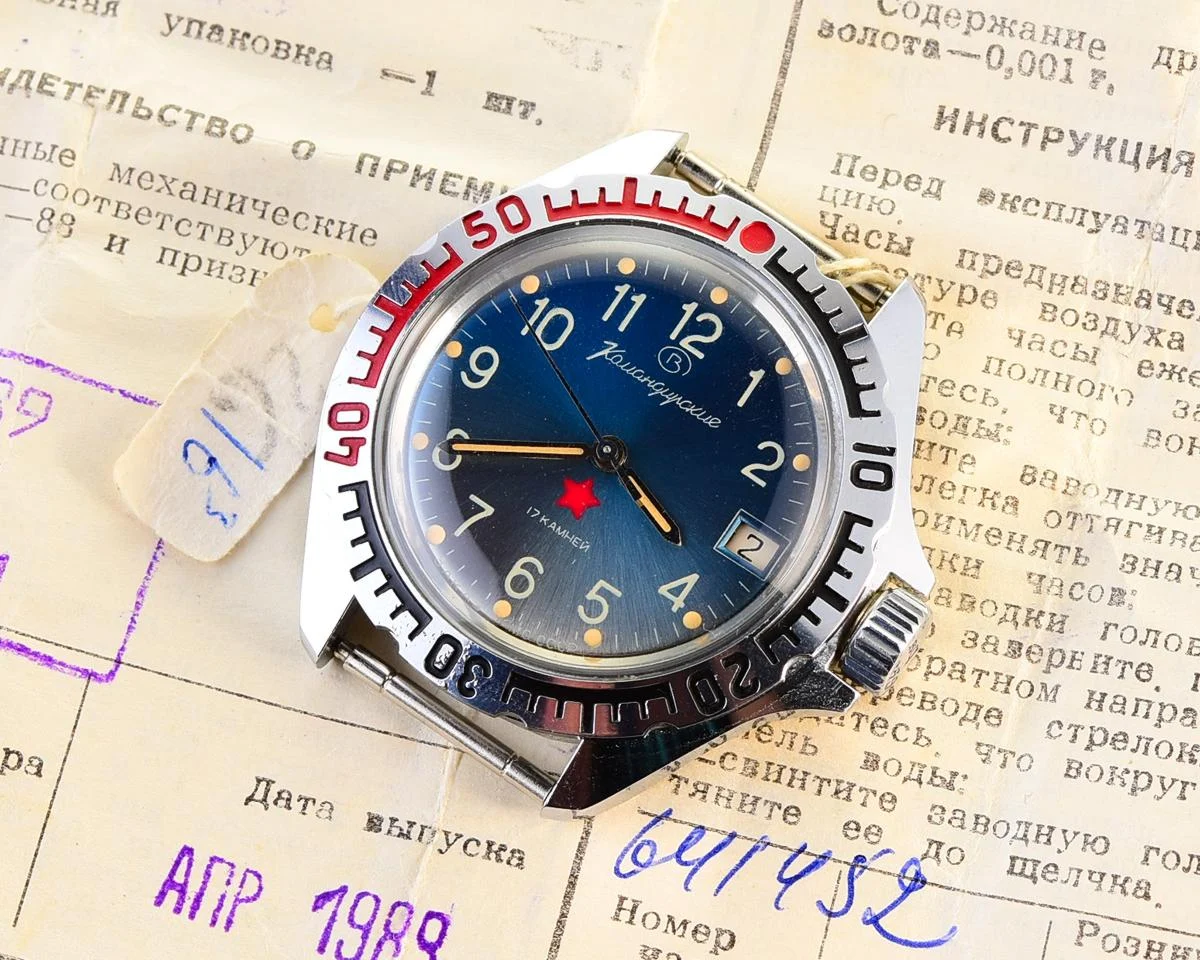 TIME CAPSULE: Vostok Komandirskie mechanical watch – New Old Stock (NOS)!