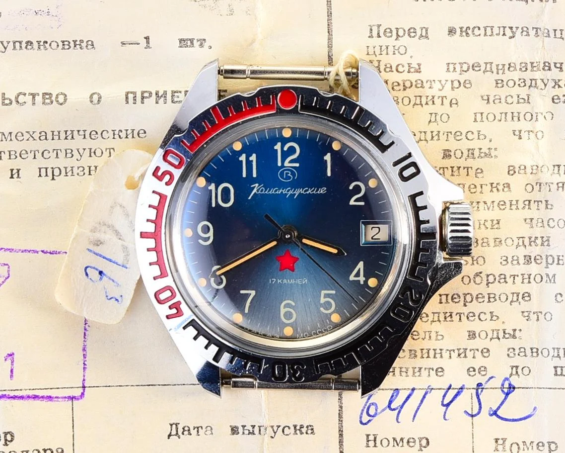 TIME CAPSULE: Vostok Komandirskie mechanical watch – New Old Stock (NOS)!