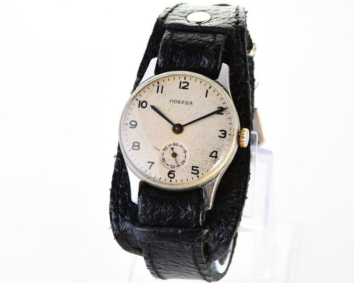 Vintage soviet mechanical POBEDA wrist watch