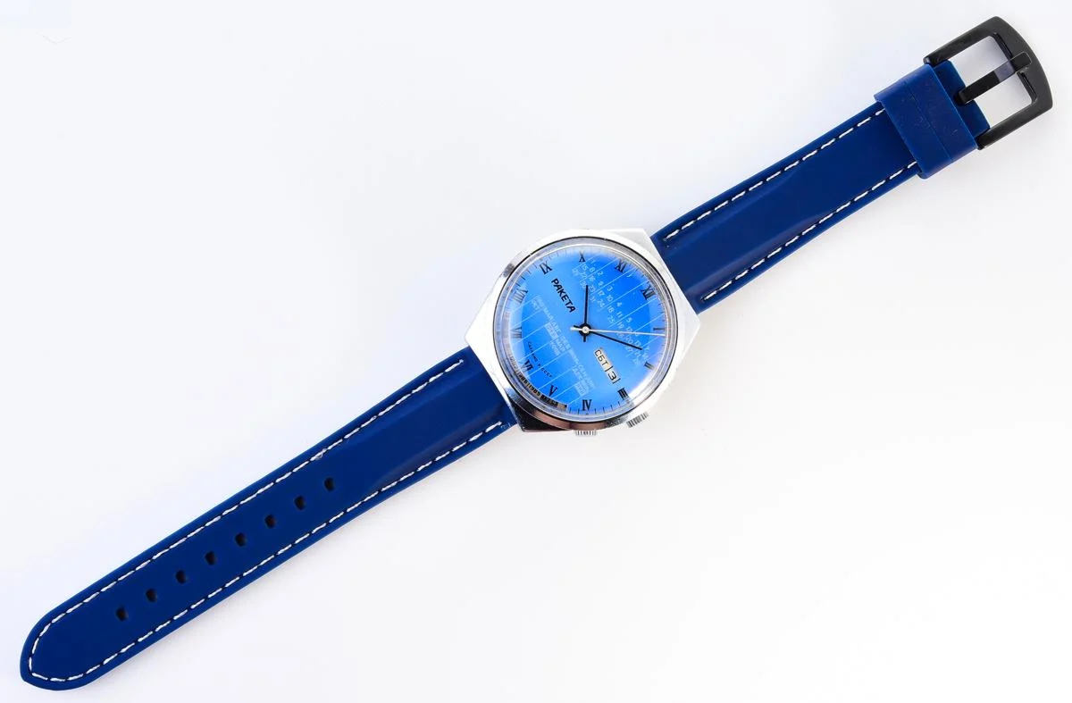 Soviet Raketa perpetual calendar watch