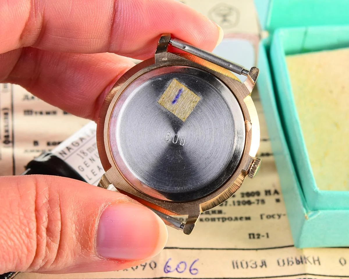 TIME CAPSULE: Vintage Soviet gold-plated Raketa watch, New Old Stock (NOS)!