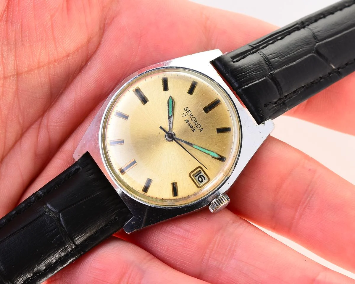 Soviet vintage Sekonda (Poljot) wrist watch