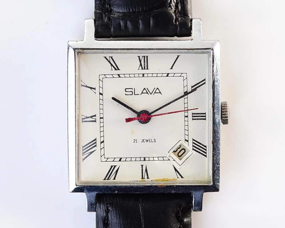 Slava Soviet mechanical vintage watch
