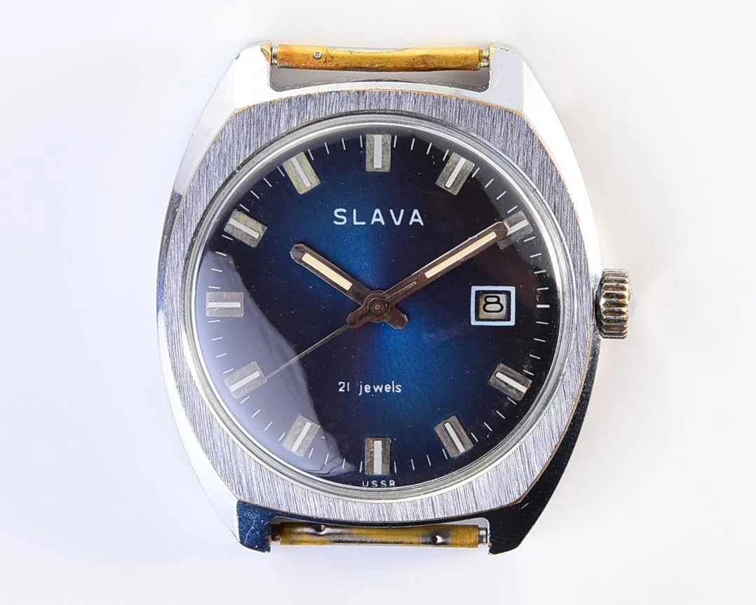Slava Soviet vintage mechanical watch