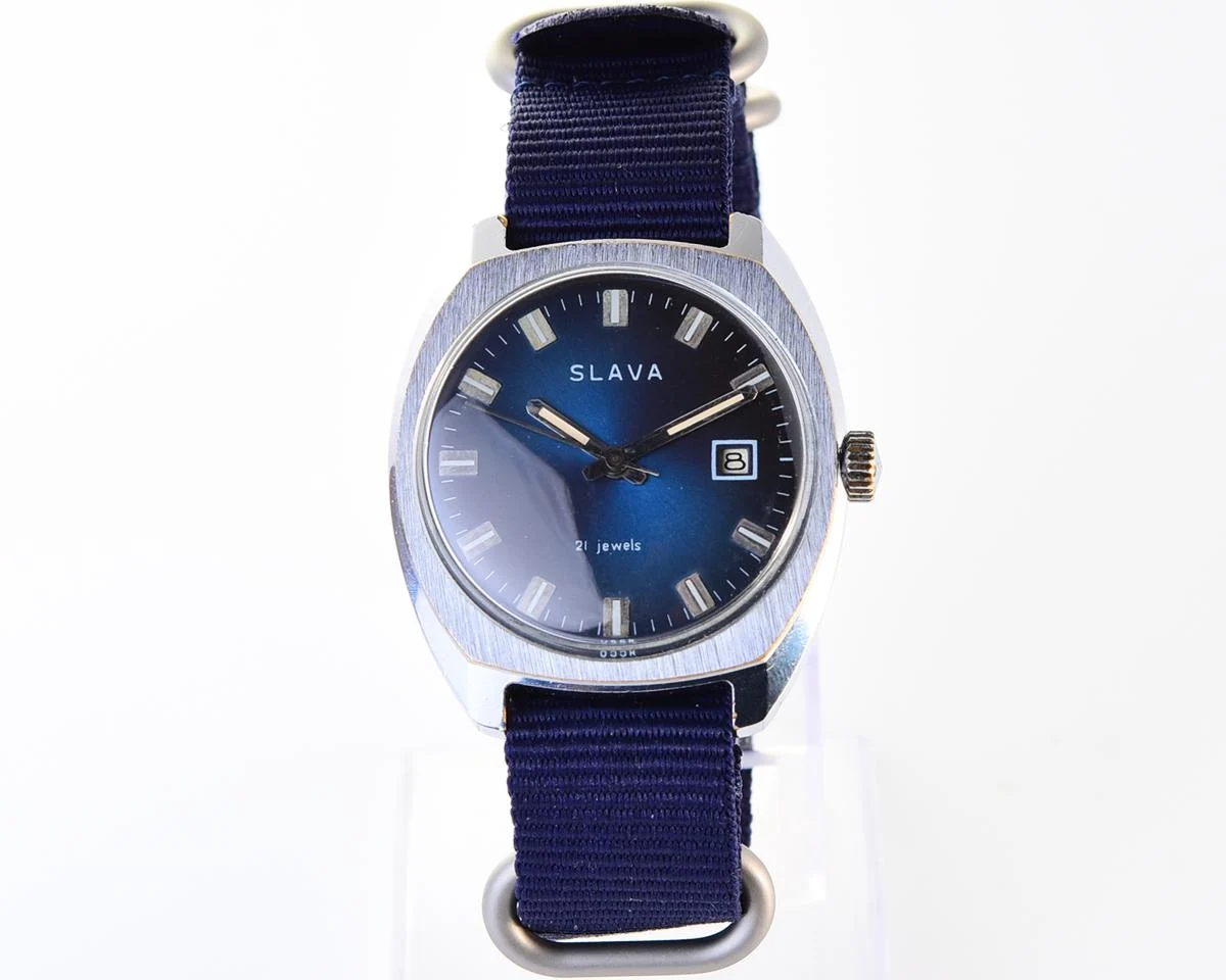 Slava Soviet vintage mechanical watch