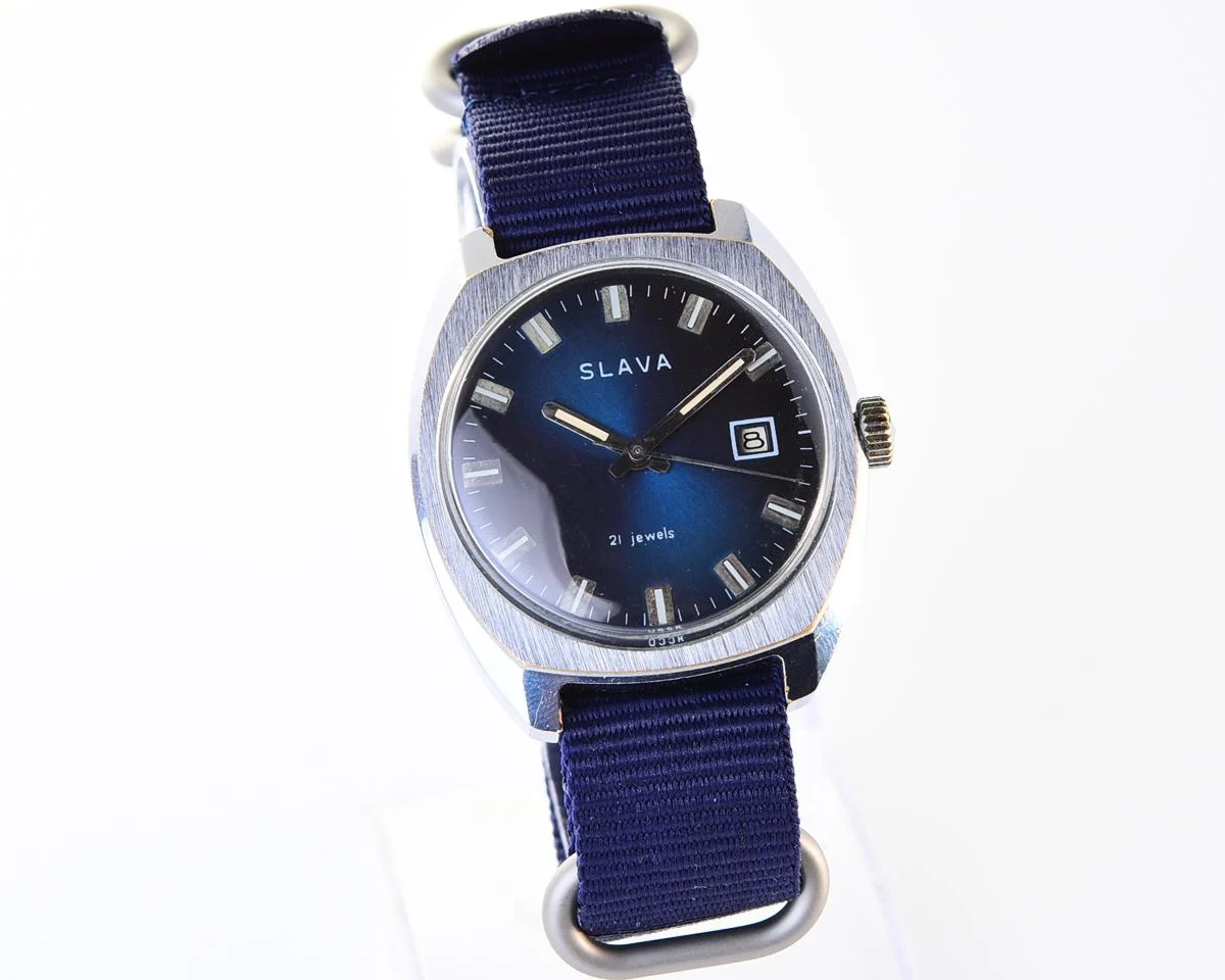 Slava Soviet vintage mechanical watch