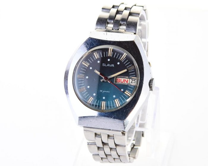 Slava soviet mechanical vintage watch