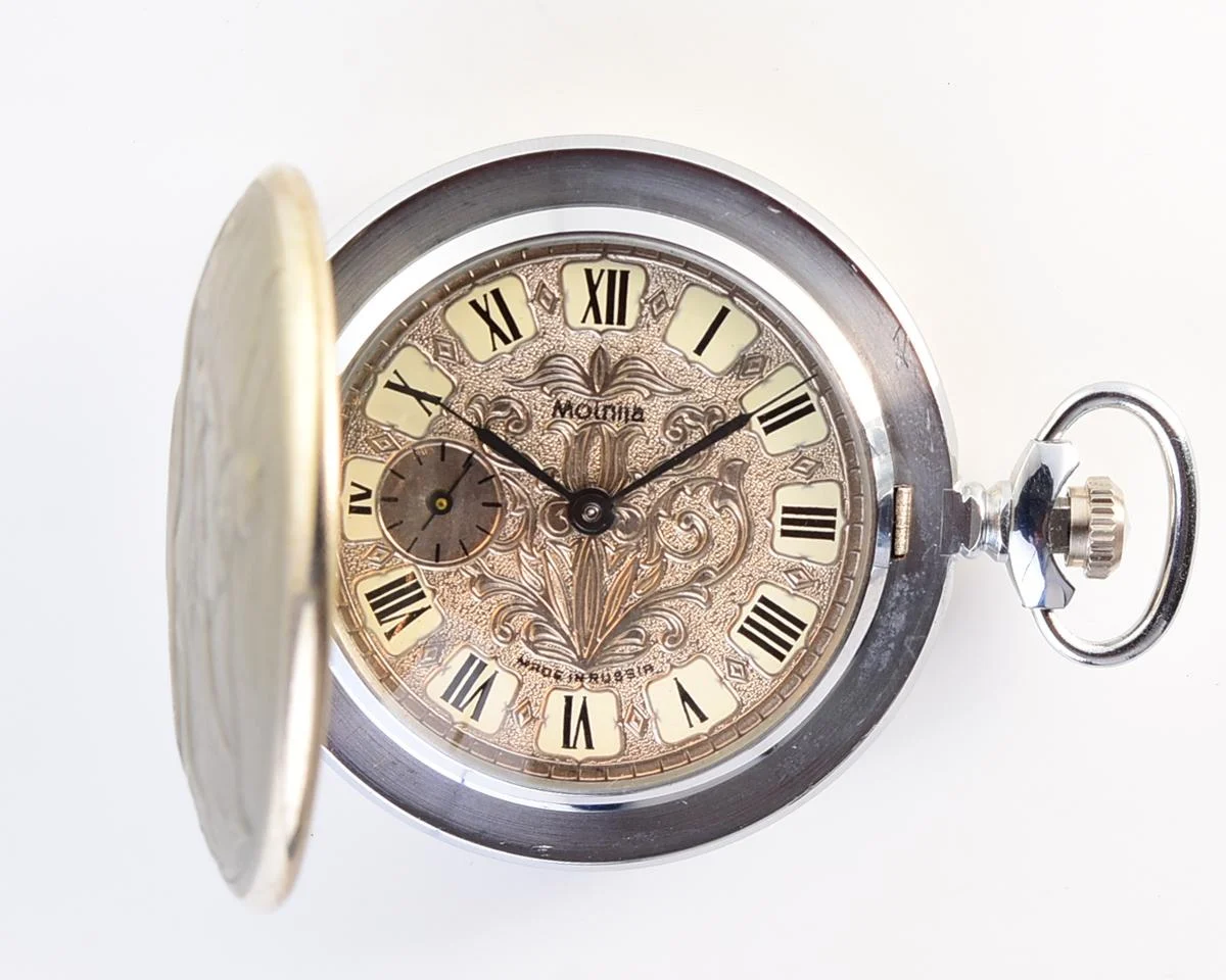 TIME CAPSULE: Molnija pocket watch, with Hunter, New Old Stock!