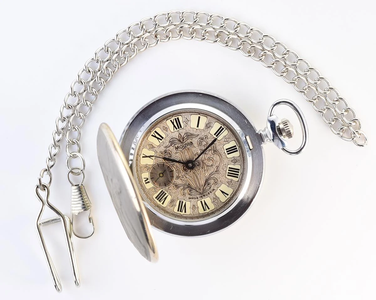 TIME CAPSULE: Molnija pocket watch, with Hunter, New Old Stock!