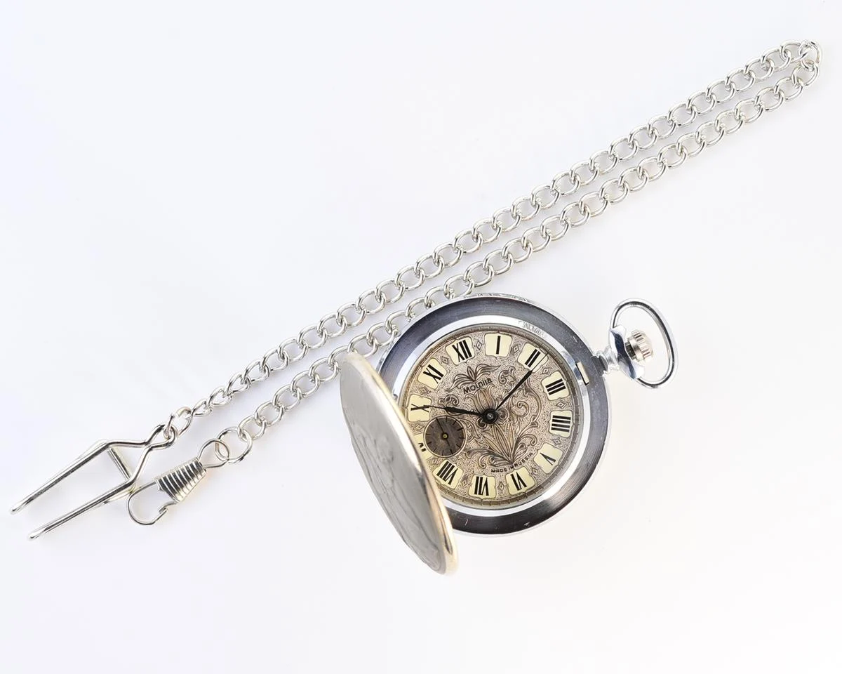 TIME CAPSULE: Molnija pocket watch, with Hunter, New Old Stock!