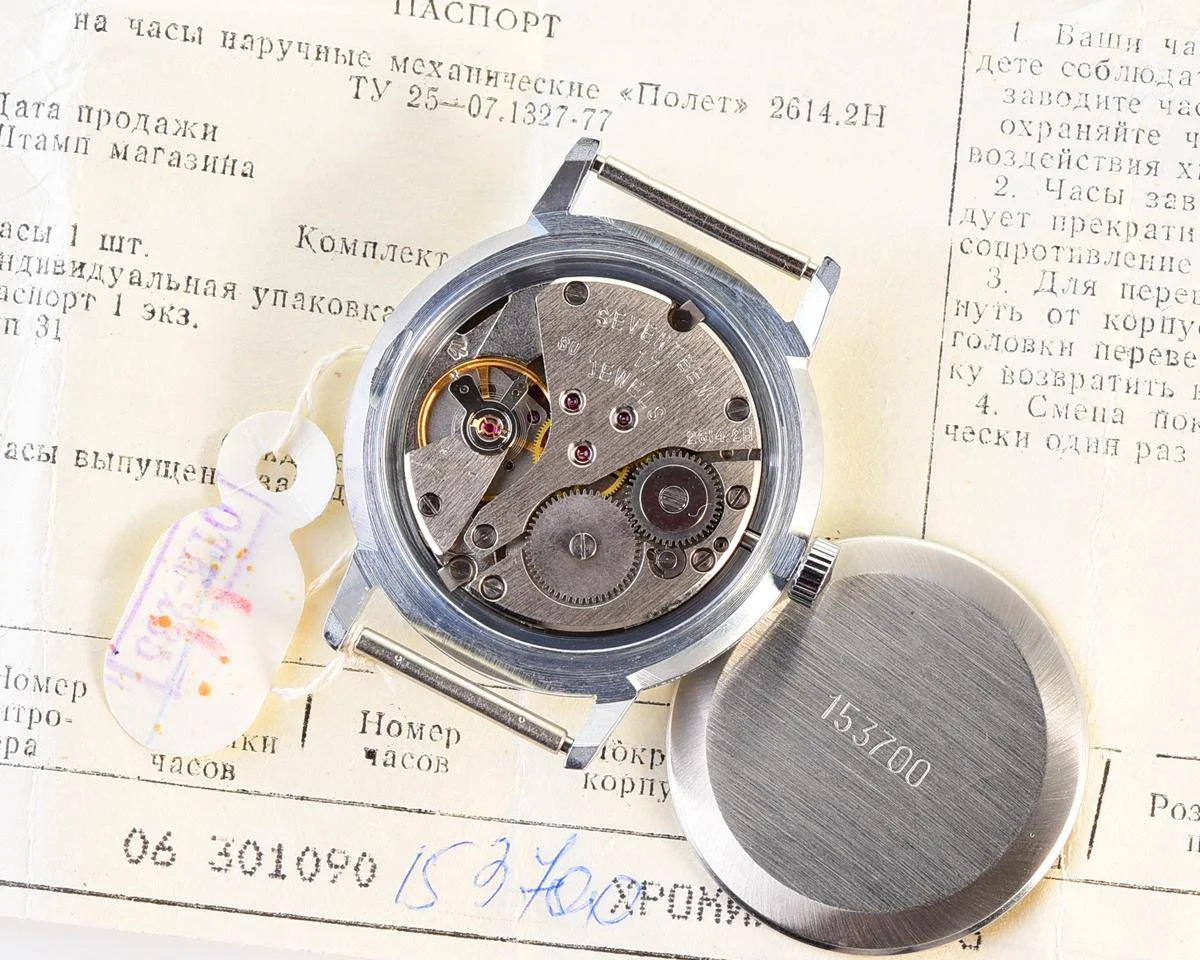TIME CAPSULE: Soviet Poljot mechanical wrist watch – New Old Stock (NOS)!