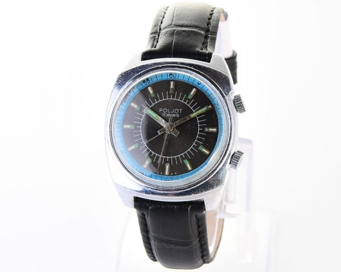 POLJOT mechanical watch with alarm clock function