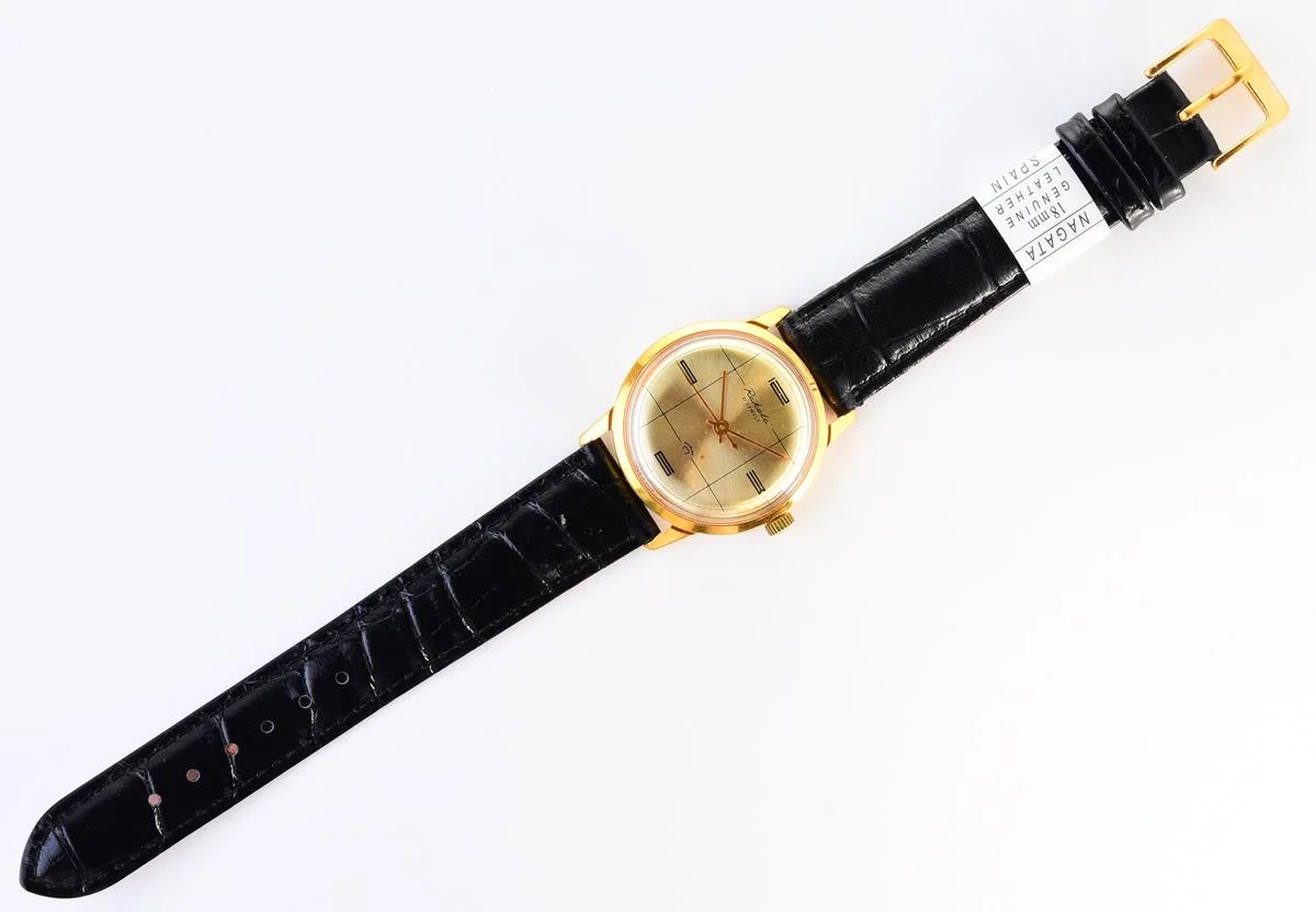 Raketa vintage gold-plated wrist watch