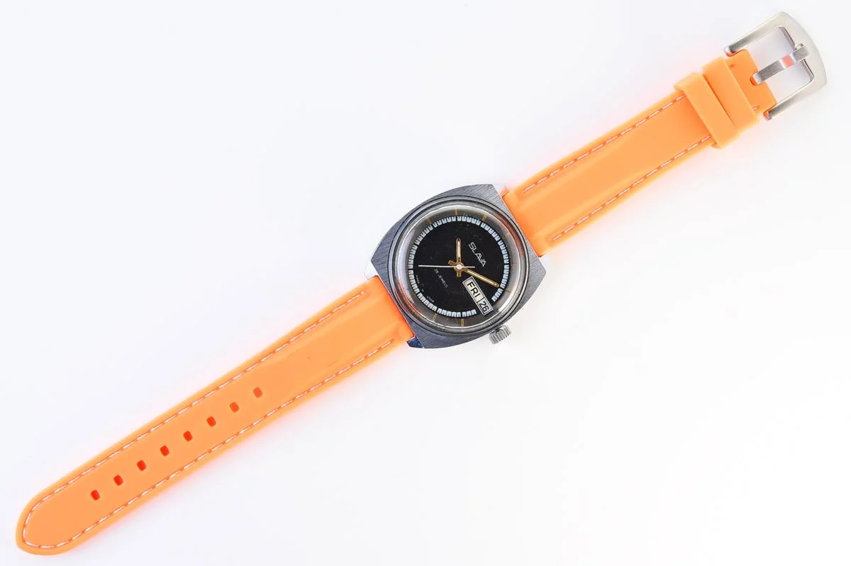 Slava Soviet mechanical vintage watch