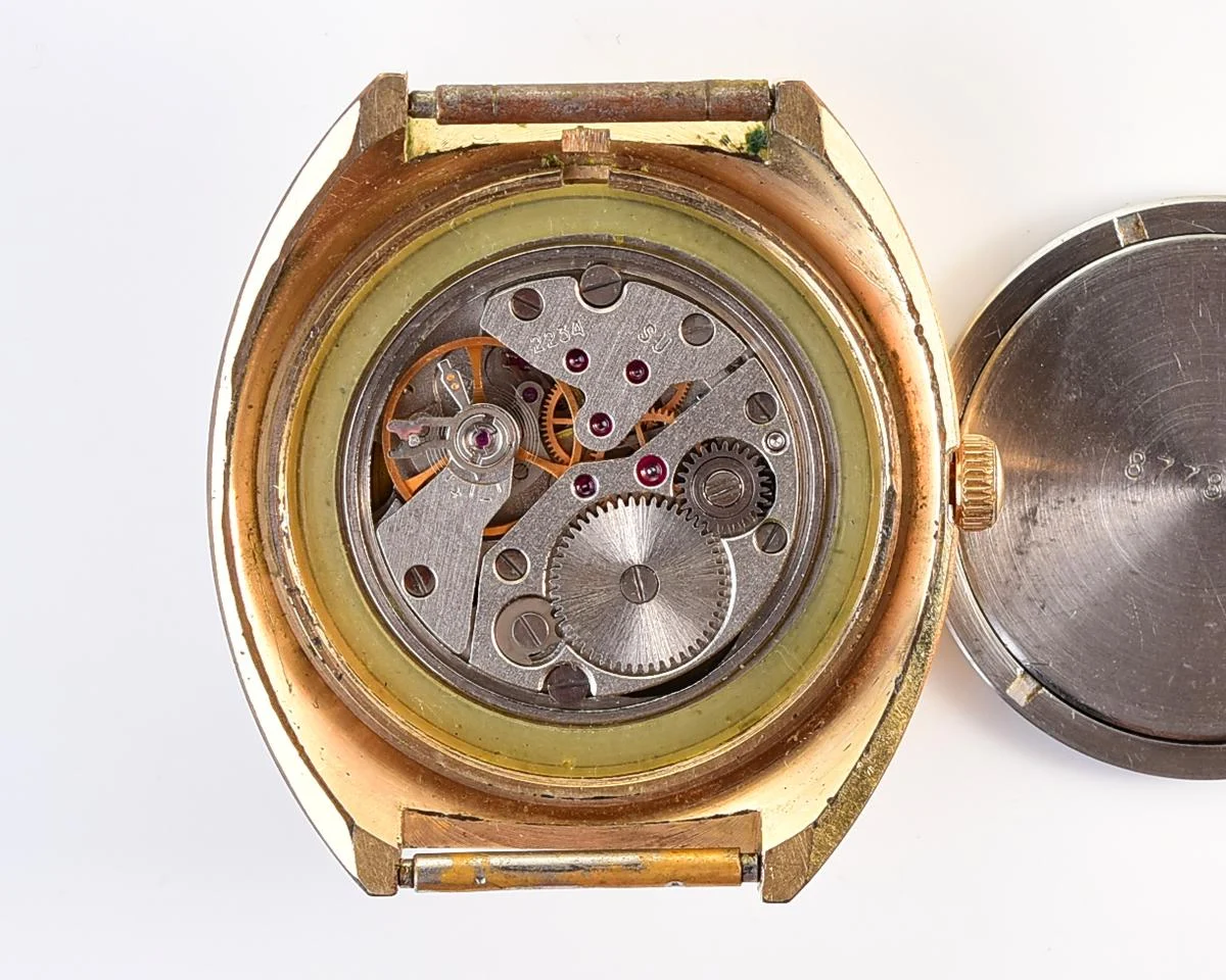 Soviet gold-plated Vostok Komandirskie mechanical watch - Zakaz MO CCCP!