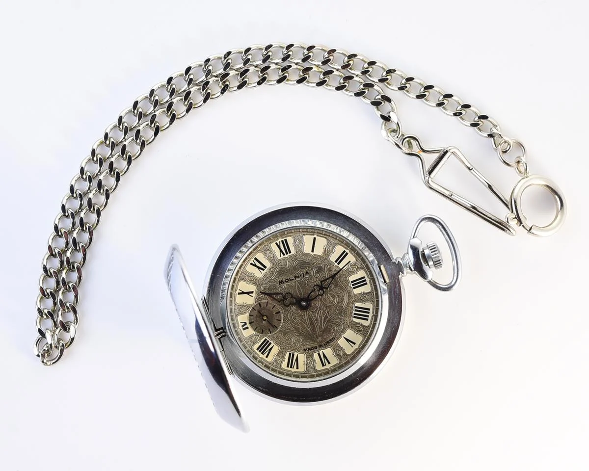 TIME CAPSULE: Molnija pocket watch, New Old Stock!