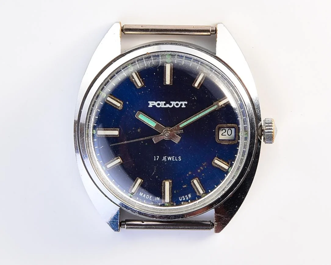 Soviet Poljot mechanical wrist watch