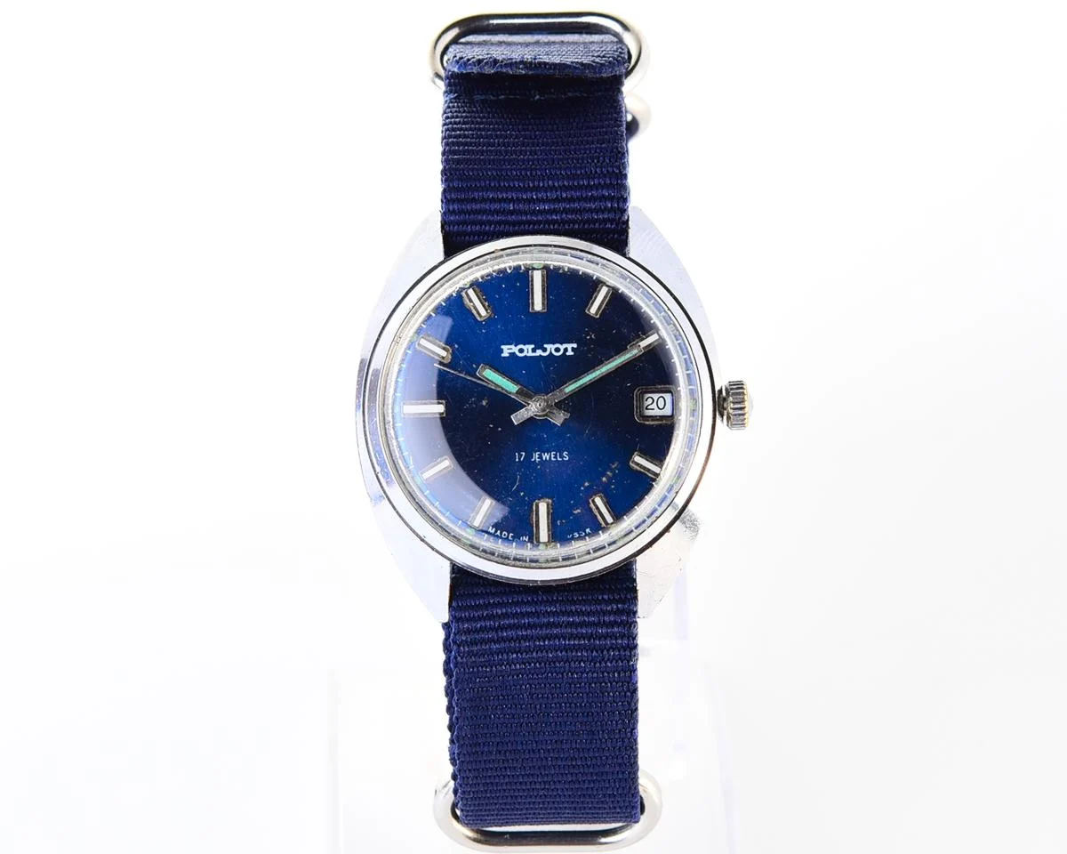 Soviet Poljot mechanical wrist watch