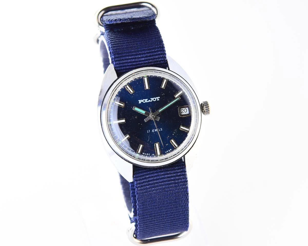 Soviet Poljot mechanical wrist watch