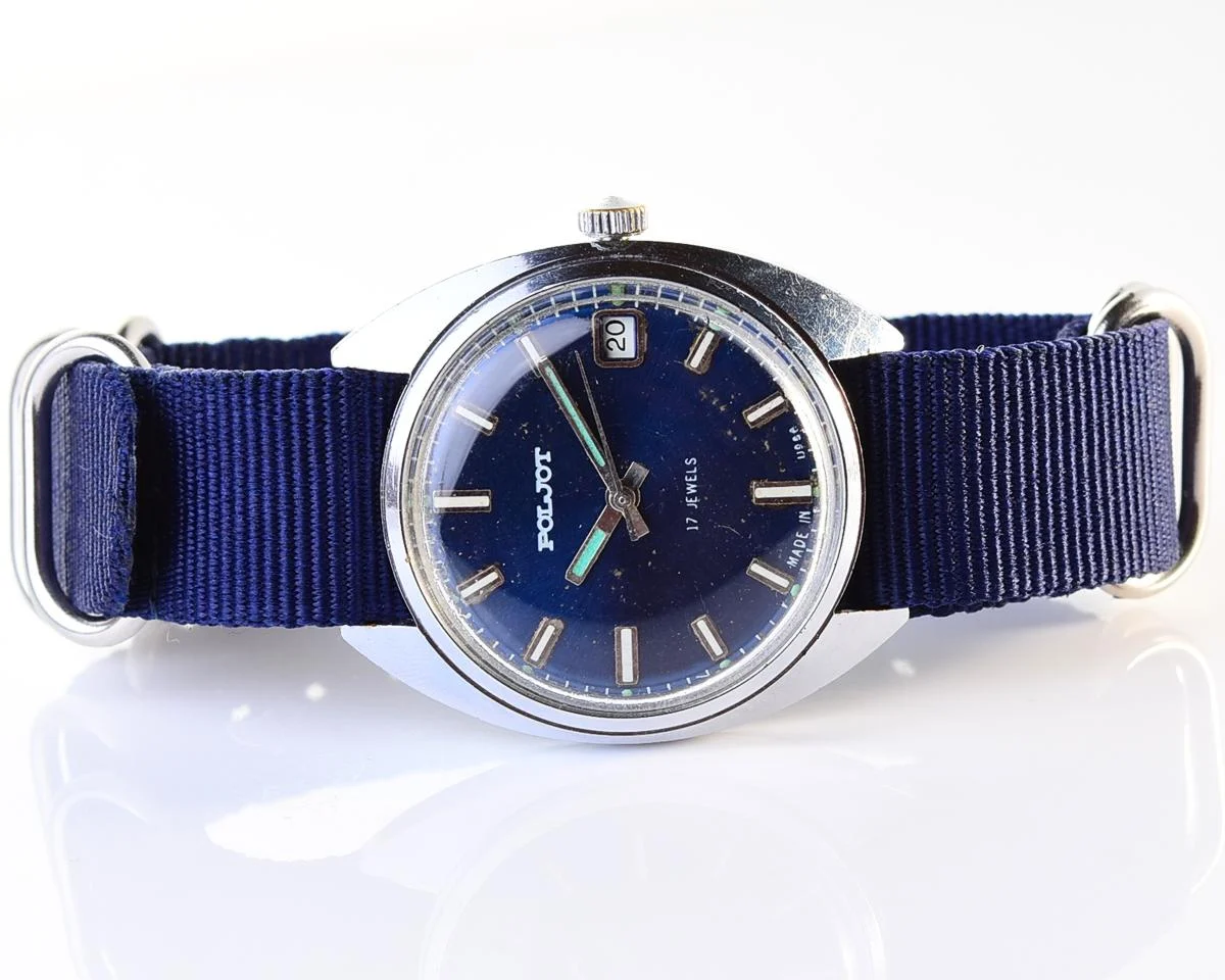 Soviet Poljot mechanical wrist watch