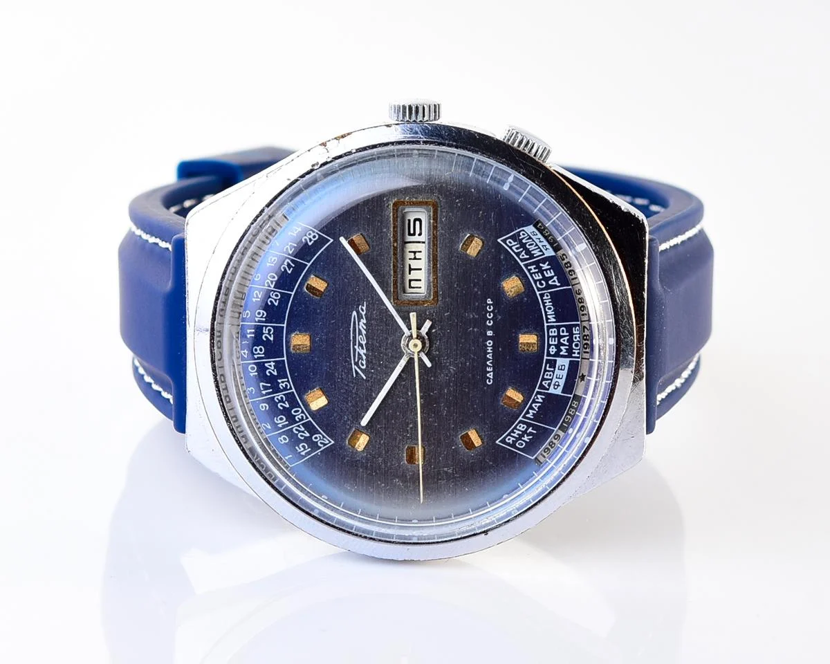 Soviet Raketa perpetual calendar watch