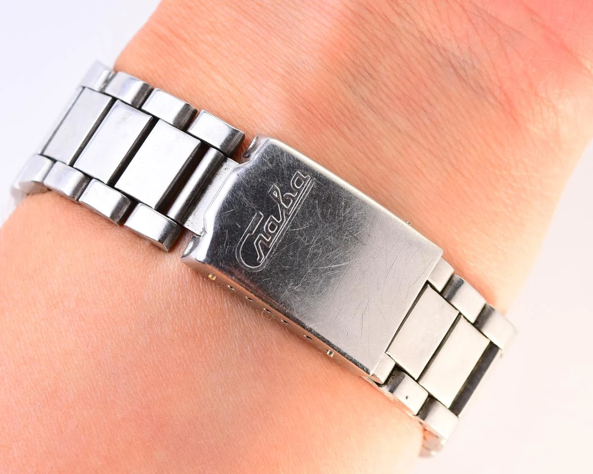 Slava Soviet mechanical vintage watch – automatic self winding movement