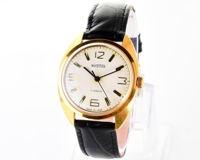 Wostok (Vostok) mechanical gold-plated wrist watch