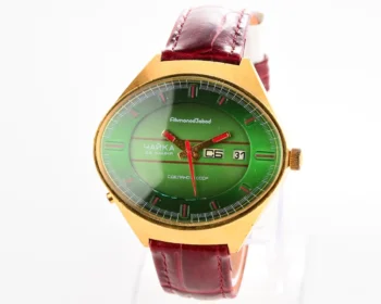 Chaika "Stadium" Soviet mechanical gold-plated watch with automatic self-winding movement