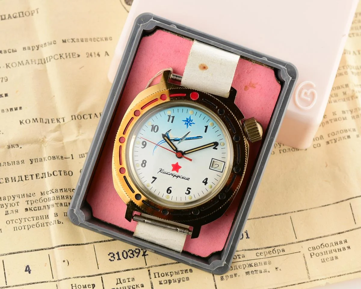 TIME CAPSULE: Vostok Komandirskie mechanical watch – New Old Stock (NOS)!