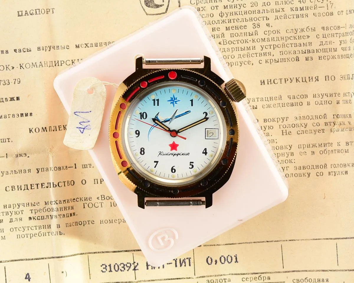 TIME CAPSULE: Vostok Komandirskie mechanical watch – New Old Stock (NOS)!