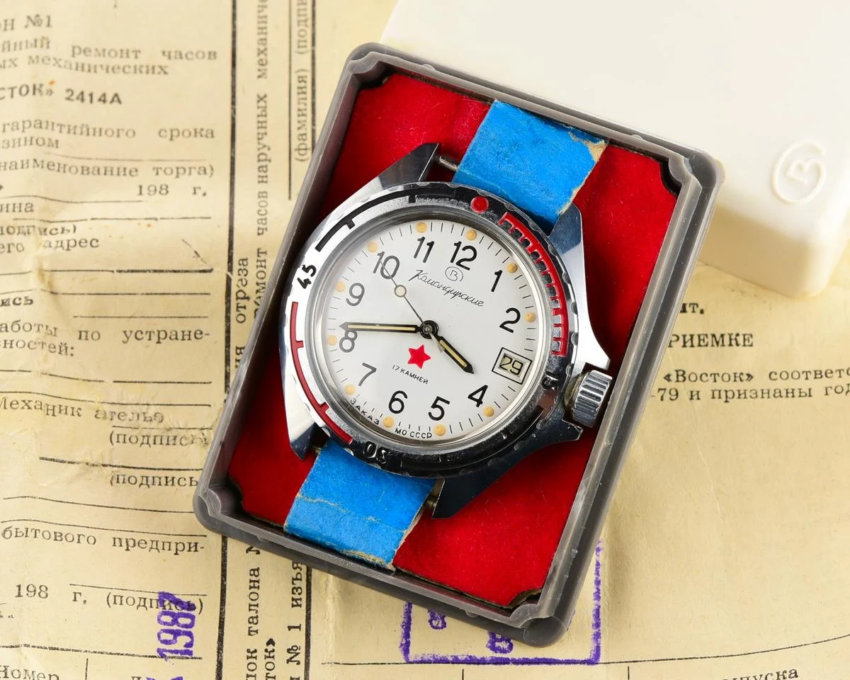 TIME CAPSULE: Vostok Komandirskie mechanical watch limited series – “Zakaz MO CCCP” – New Old Stock (NOS)!