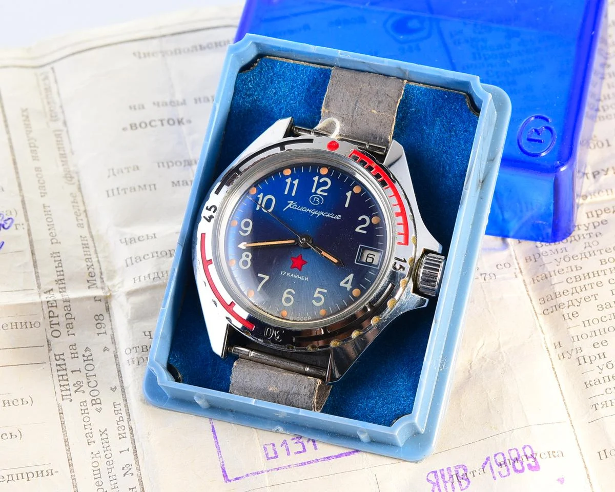 TIME CAPSULE: Vostok Komandirskie mechanical watch – New Old Stock (NOS)!