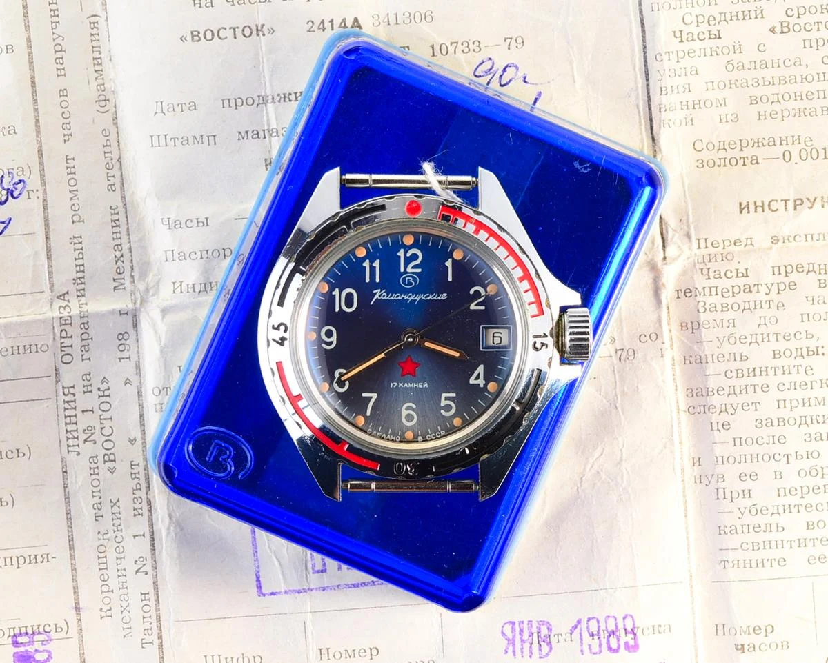TIME CAPSULE: Vostok Komandirskie mechanical watch – New Old Stock (NOS)!