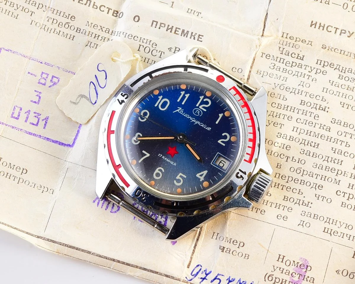 TIME CAPSULE: Vostok Komandirskie mechanical watch – New Old Stock (NOS)!
