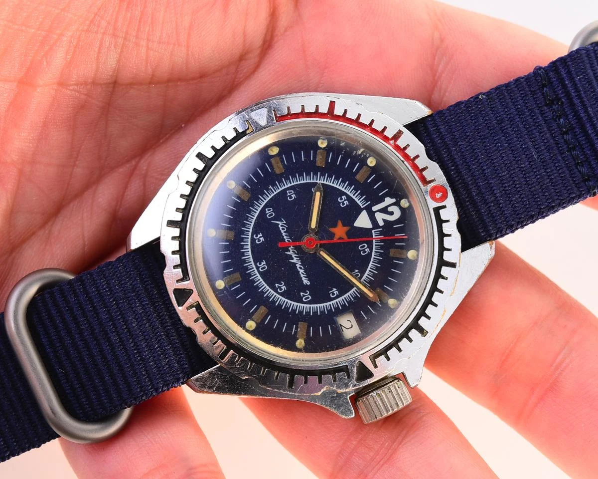 Komandirskie mechanical wrist watch