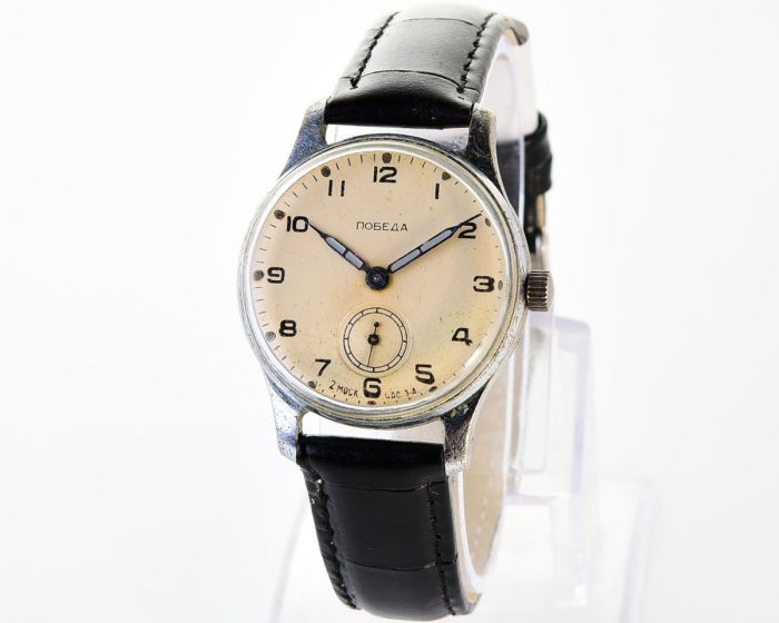 Vintage soviet mechanical POBEDA wrist watch