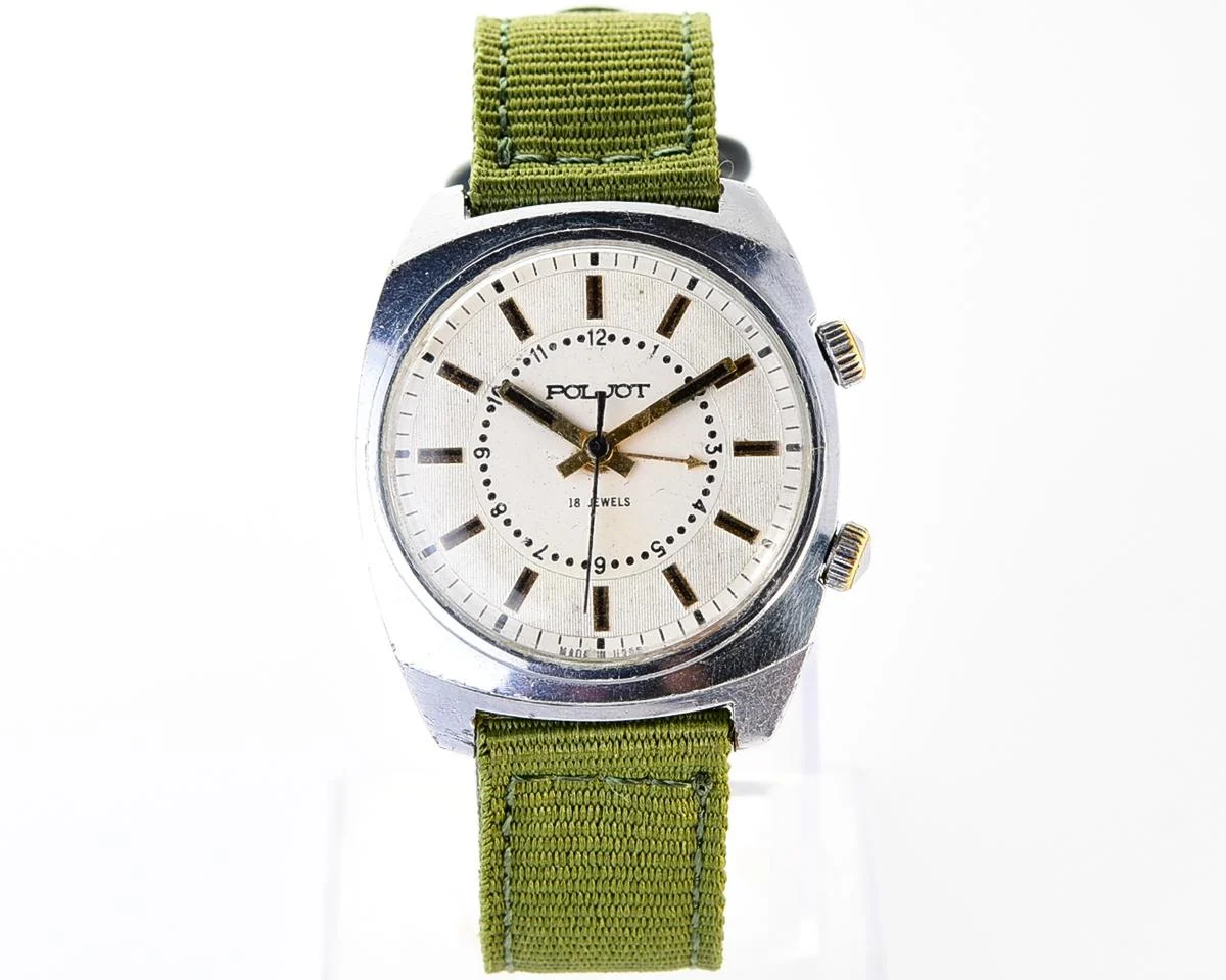Poljot mechanical watch with alarm clock!