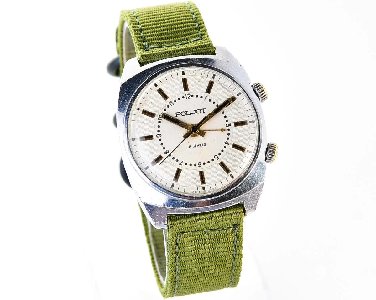 Poljot mechanical watch with alarm clock!