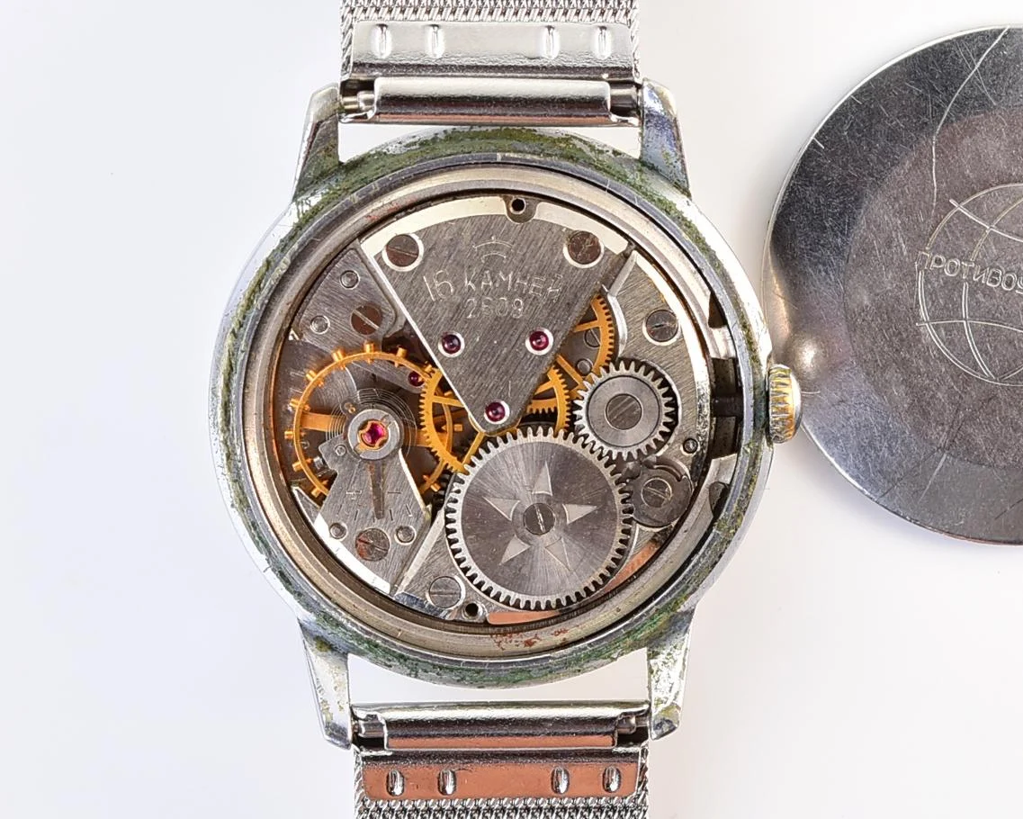 Vintage Raketa Baltica mechanical Soviet wristwatch