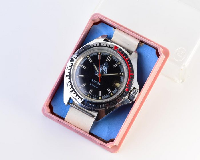 Vostok Komandirskie mechanical watch with automatic self winding movement – new old stock(NOS)!