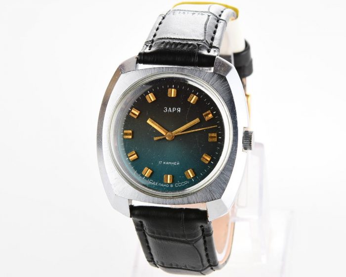 Vintage mechanical Zaria watch