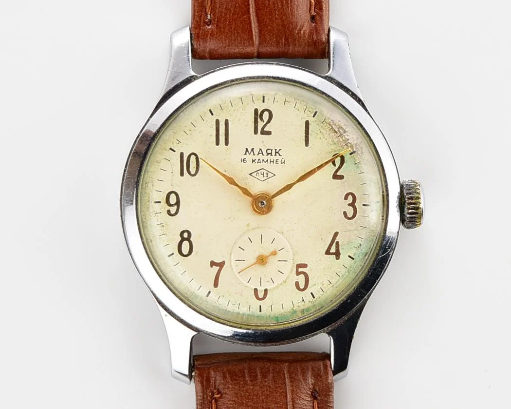 Vintage Soviet Mayak mechanical watch