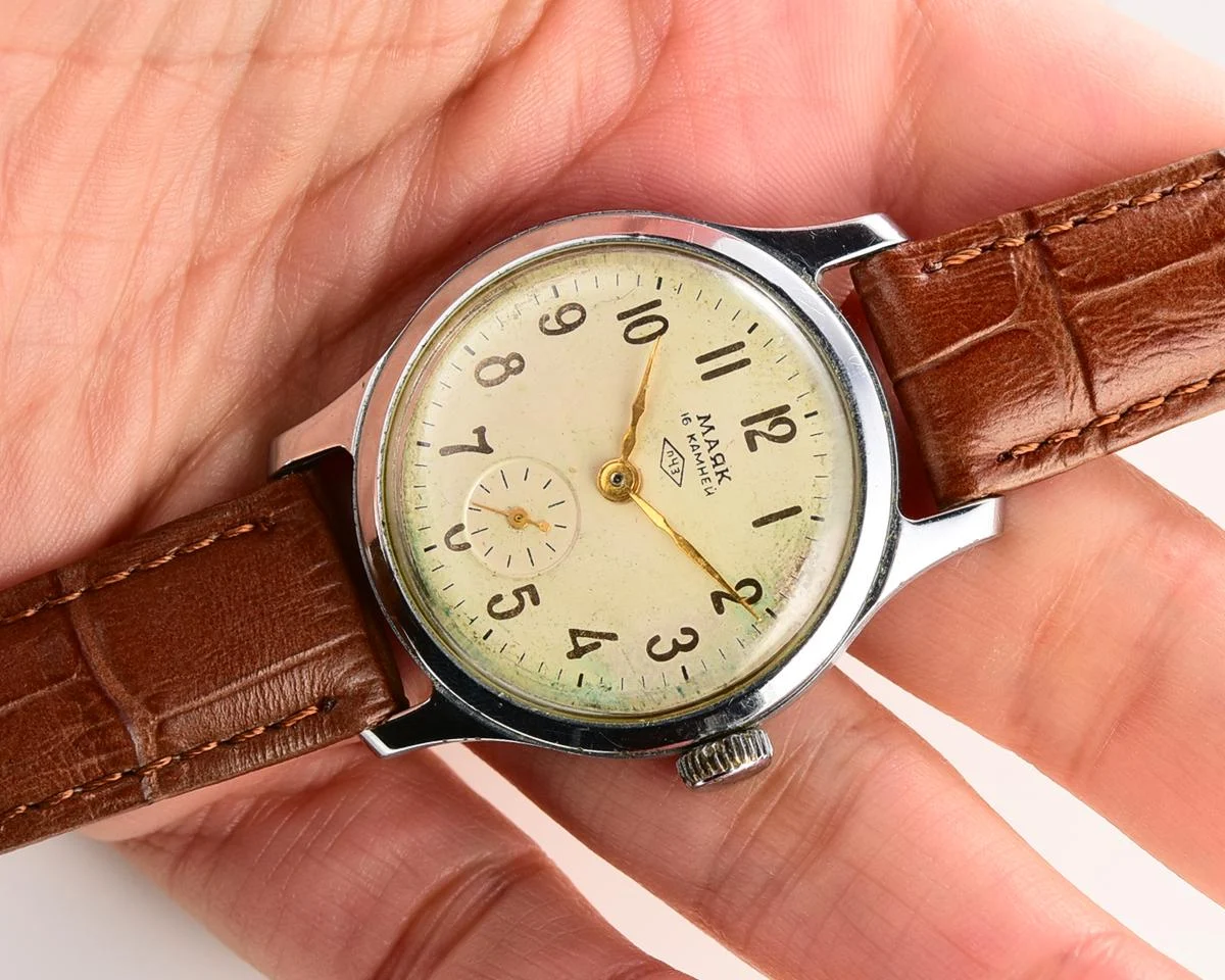 Vintage Soviet Mayak mechanical watch